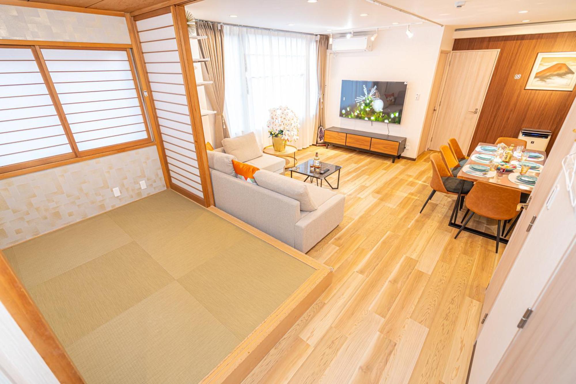 Asakusa,ginza,ueno,skytree,stn&conv 1min ,family Suite,45 Mins To Airport,kiyoka 清禾 Gasthof Präfektur Tokio