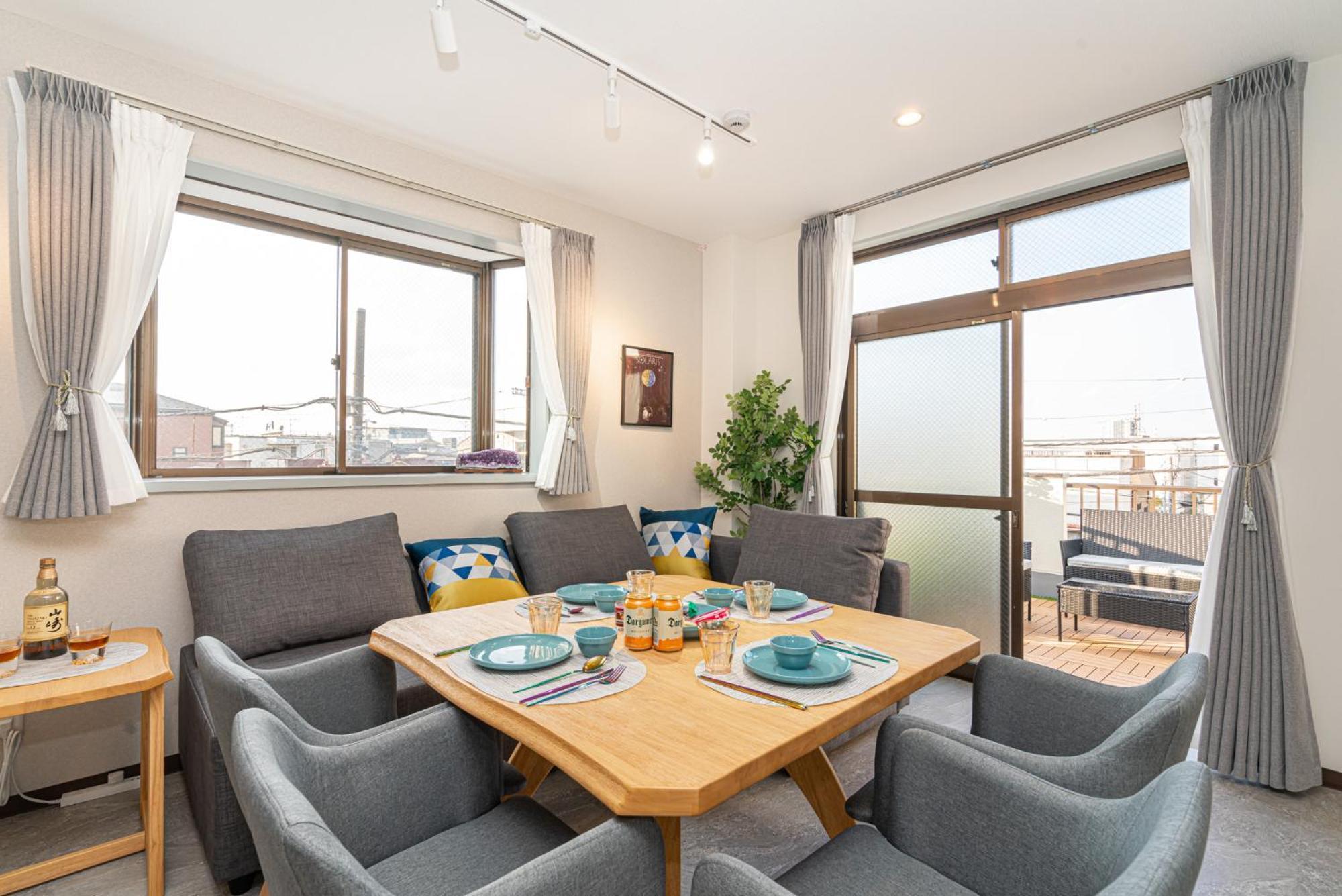 Gasthof Asakusa,ginza,ueno,skytree,stn&conv 1min ,family Suite,45 Mins To Airport,kiyoka 清禾 *