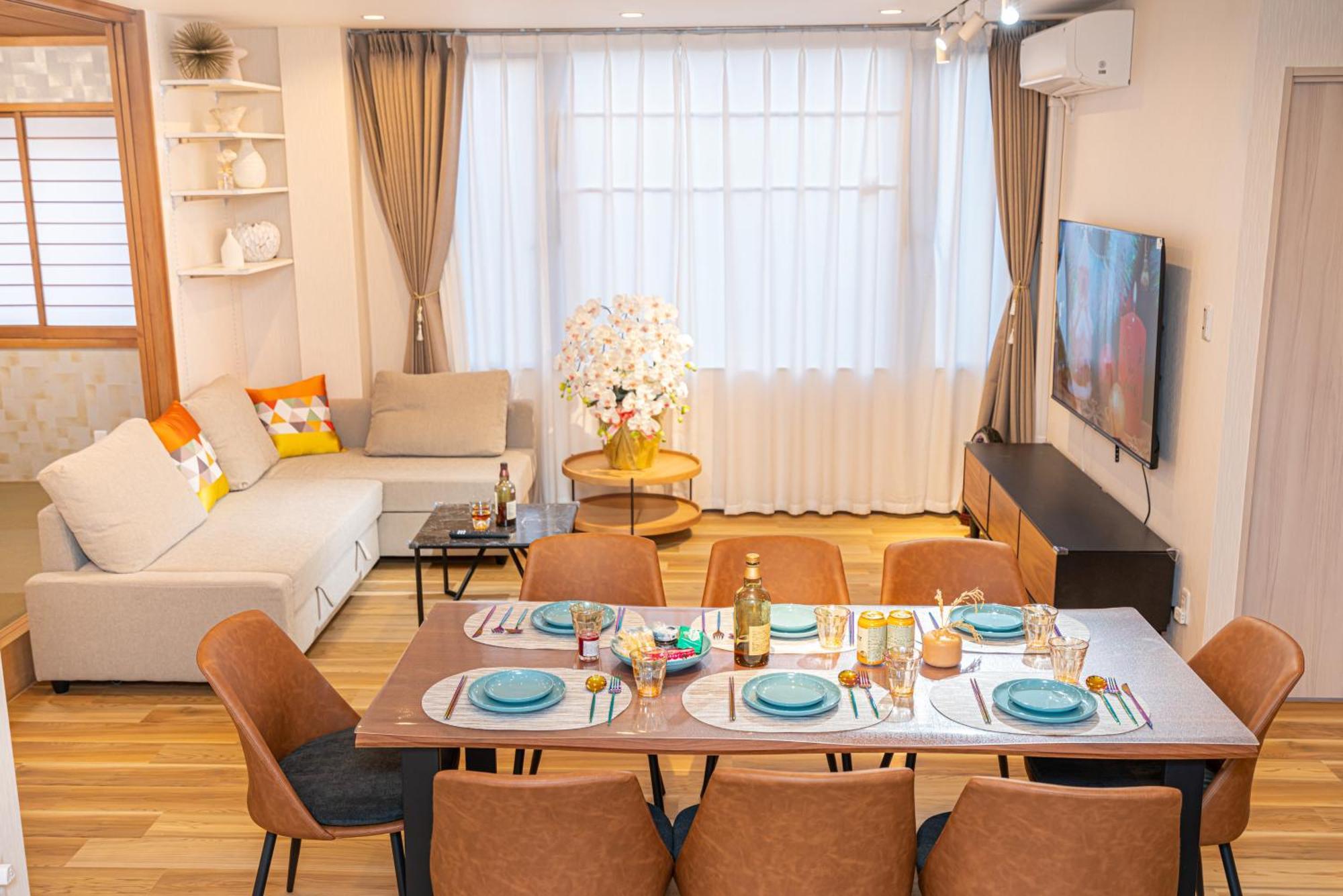 Asakusa,ginza,ueno,skytree,stn&conv 1min ,family Suite,45 Mins To Airport,kiyoka 清禾 Gasthof *
